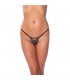 Rimba Amorable Tanga Color Negro Talla Única