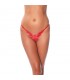 Rimba Amorable Tanga Color Rojo Talla Única