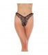 Rimba Amorable Bragas Brasileñas Abiertas Color Negro Talla 