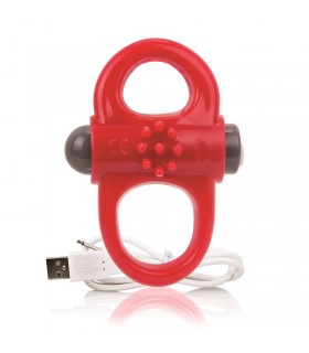Charged Anillo Vibrador Yoga - Rojo