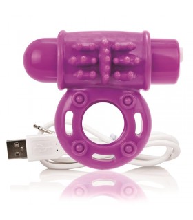 Charged Anillo Vibrador Owow - Púrpura
