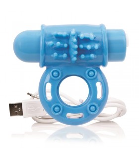 Charged Anillo Vibrador Owow - Azul
