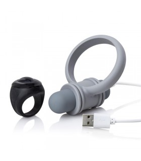My Secret  Bullet and Ring for Him - Gris