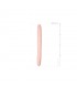 Dildo Doble Flexible Silicona Natural 40 cm