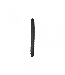 Dildo Doble Flexible Negro 40 cm