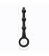 Elmer Plug Anal con Aro de Fácil Extracción Silicona Negro
