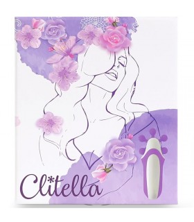 Clitella Estimulador Sexo Oral con Accesorios Púrpura