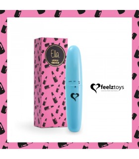 Ella Lipstick Vibrador Light Blue