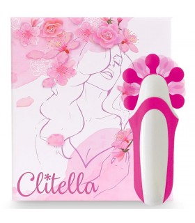 Clitella Estimulador Sexo Oral con Accesorios Rosa