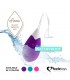 Anna Huevo Vibrador con Control Remoto Deep Purple