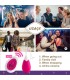 Anna Huevo Vibrador con Control Remoto USB Deep Pink
