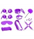 Set Bondage de 10 Piezas Púrpura