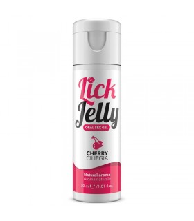 Lick Jelly Lubricante Comestible Base de Agua Cereza 30 ml