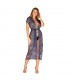 Flowlace Kimono Azul Turquesa