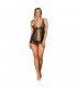 Firella Babydoll con Tanga Negro