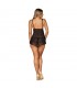 Firella Babydoll con Tanga Negro