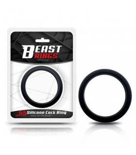 Anillo para el Pene Silicona Sólida 5.5 cm Negro