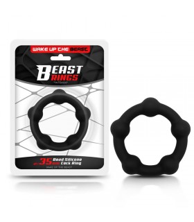 Anillo para el Pene Silicona Sólida 3.5 cm Negro