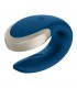 SATISFYER DOBLE LOVE LUXURY APP AZUL
