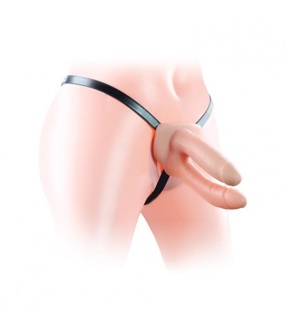 Arnés con Pene Hueco Doble Arnés con Pene Hueco Doble