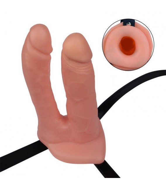 Arnés con Pene Hueco Doble Arnés con Pene Hueco Doble