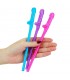 Pajitas Pene Vario Color Pack de 9