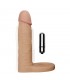 Dildo The Ultra Soft Double con Vibración 5.8 Natural