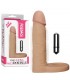 Dildo The Ultra Soft Double con Vibración 5.8 Natural