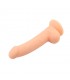 Dildo Trooper 8 Silicona Líquida Natural