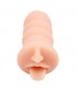 Masturbador Abby Sensual T-Skin 15 cm Natural