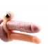 Funda para el Pene con Vibracion 15.5 cm Natural
