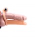 Funda para el Pene con Vibracion 15.5 cm Natural