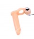 Funda para el Pene con Vibracion 15.5 cm Natural