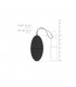Huevo Vibrador Control Remoto Negro
