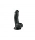 Pene Realístico Negro - 15 cm