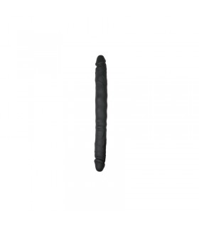 Pene Realístico de Silicona Doble Negro - 30 cm