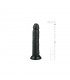 Pene Realístico Negro - 20.5 cm