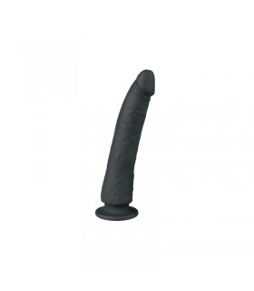 Pene Realístico Silicona Negro - 21 cm