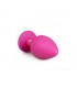 Plug con Diamante Grande - Rosa