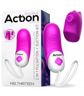No. Thirteen Vibrador 2 en 1 con Pulsación y Estimulación Cl