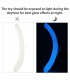 Dildo Doble Lumino 14.5 Luz Azul
