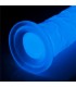 Dildo Lumino 8 Luz Azul