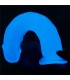 Dildo Lumino 8 Luz Azul