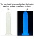 Dildo Lumino 8 Luz Azul
