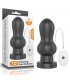 Plug Anal con Vibración King Sized 7 Negro