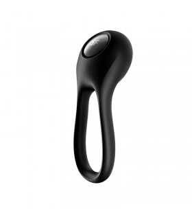 Anillo para el Pene Majestic Duo USB Negro