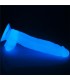 Dildo Lumino 10 Luz Azul