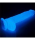 Dildo Lumino 10 Luz Azul