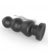 Plug Anal con Vibración King Sized 7.8 Negro