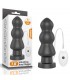 Plug Anal con Vibración King Sized 7.8 Negro
